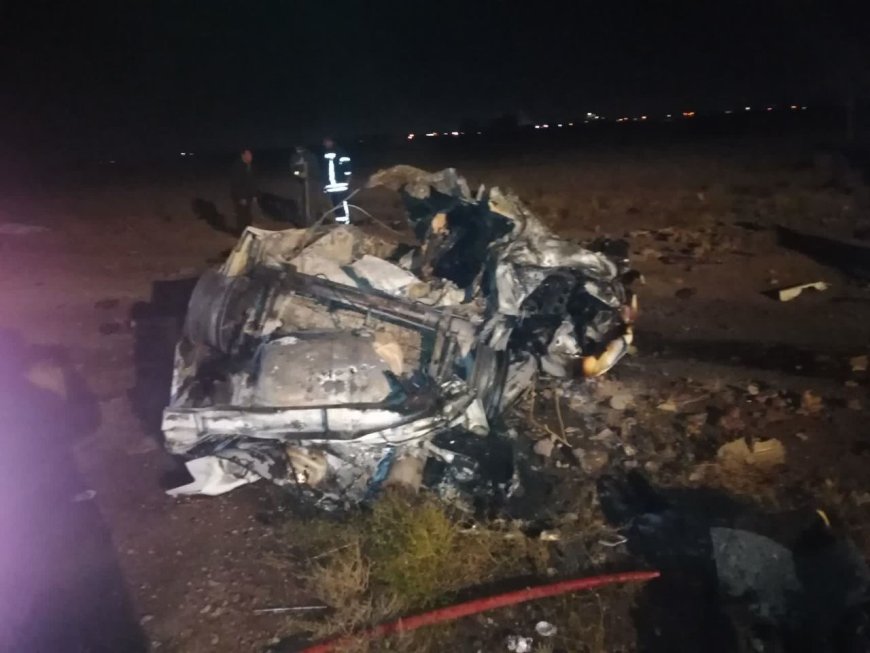 واژگونی خودرو در بزرگراه بوشهر–برازجان