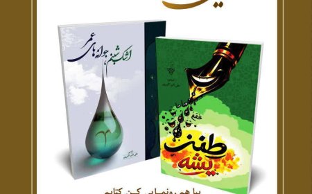 آیین رونمایی از دومین و سومین اثر فاخر شعر استاد علی اکبر اکبرپور