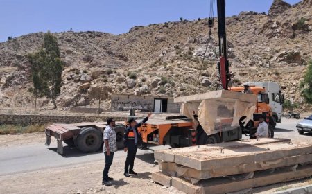 انسداد محور پل شهید کلاه‌کج صیدون برای عملیات بهسازی