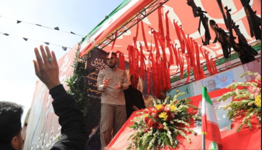 برگزاری مراسم اربعین شهادت سردار خادمی در شیراز