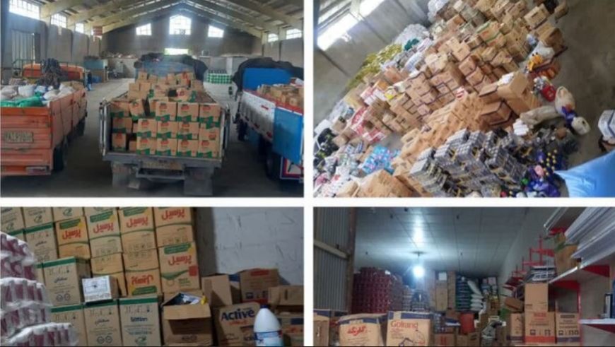 کشف انبار احتکار و دپوی غیرمجاز کالاهای اساسی در فیروزآباد