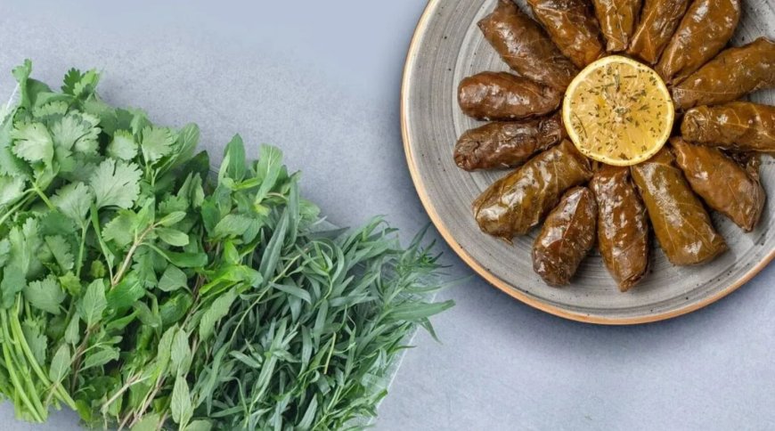 داخل دلمه چه سبزی و چقدر بریزیم؟ / ترکیب و نسبت سبزی دلمه برگ مو