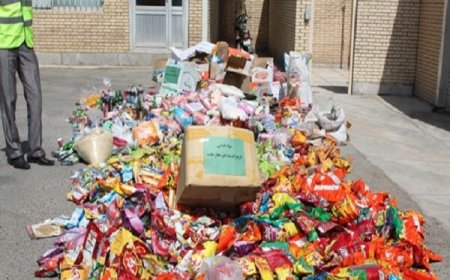 بیش از یک تن کالای غیربهداشتی در اهواز معدوم شد
