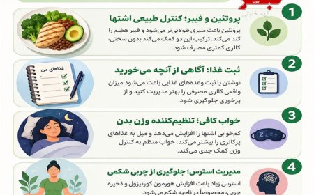 ۵ عادت ساده برای کاهش وزن تضمینی