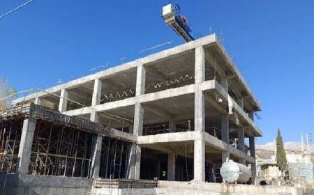پیشرفت ۴۰ درصدی فاز تکمیلی بیمارستان شهدای گمنام یاسوج
