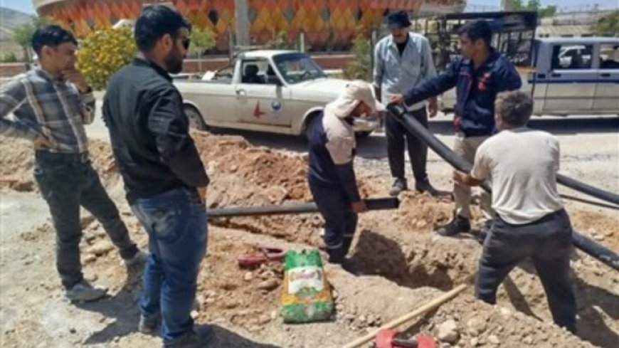 اتمام عملیات اجرایی ۸۲۰۰ متر شبکه آبرسانی مسکن ملی لار