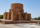 آغازمرمت بنای تاریخی گنبد سرخ در هرمزگان