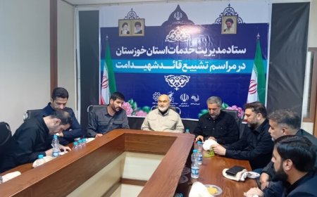 استاندار: همه امکانات باید برای حضور پرشور مردم خوزستان در تشییع رهبر شهید بسیج شود