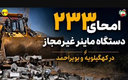 امحای ۲۳۳ دستگاه استخراج رمز ارز غیرمجاز در کهگیلویه و بویراحمد