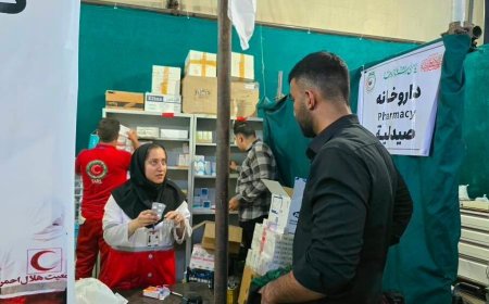 برپایی۲ درمانگاه هلال‌احمر فارس در کشور عراق با اعزام بیش از ۱۰۰ نیروی تخصصی