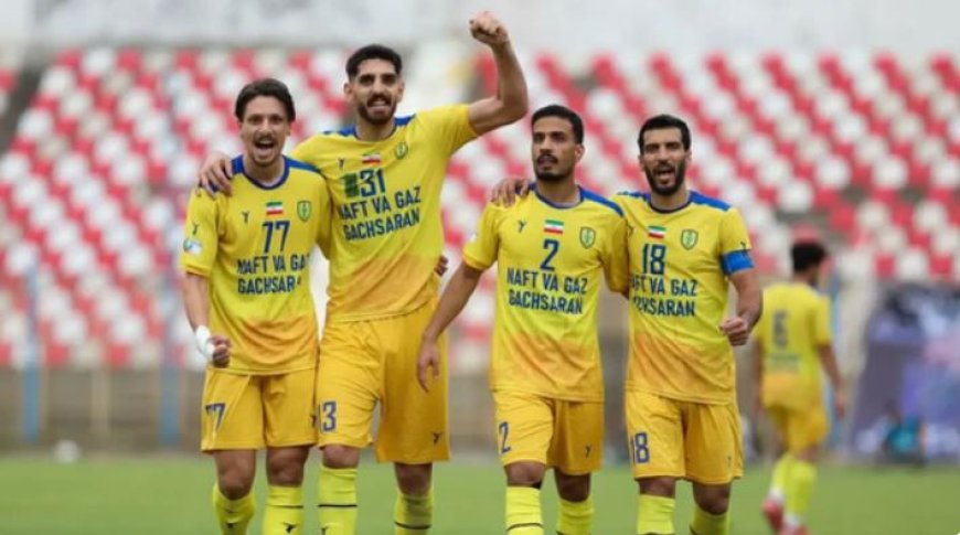 فرار بزرگ تیم نفت و گاز گچساران از سقوط