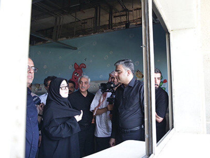 سخنگوی دولت از بیمارستان آسیب‌دیده بوشهر بازدید کرد