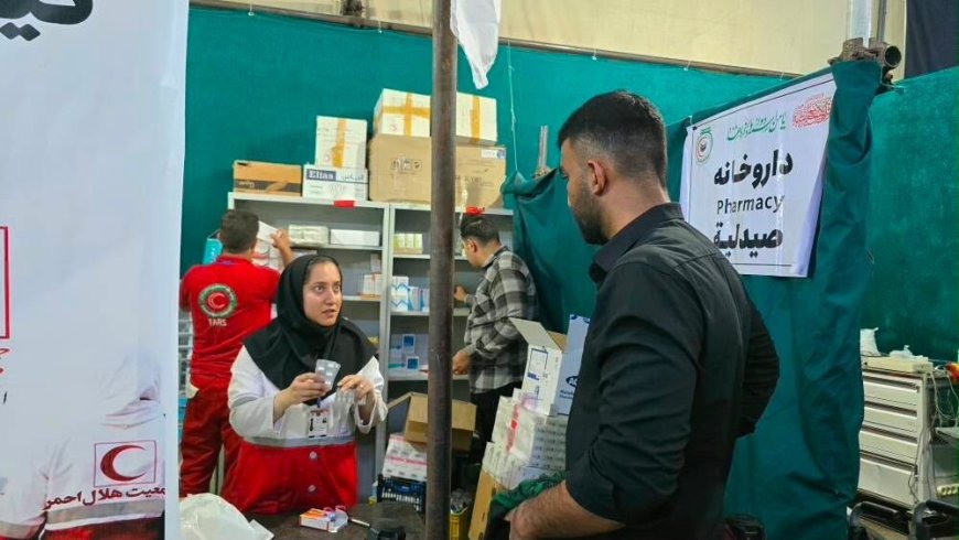 برپایی۲ درمانگاه هلال‌احمر فارس در کشور عراق با اعزام بیش از ۱۰۰ نیروی تخصصی