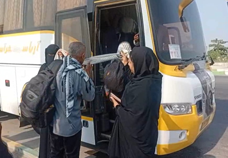 اعزام ۸۰ زائر اولی از شرق هرمزگان به کربلا