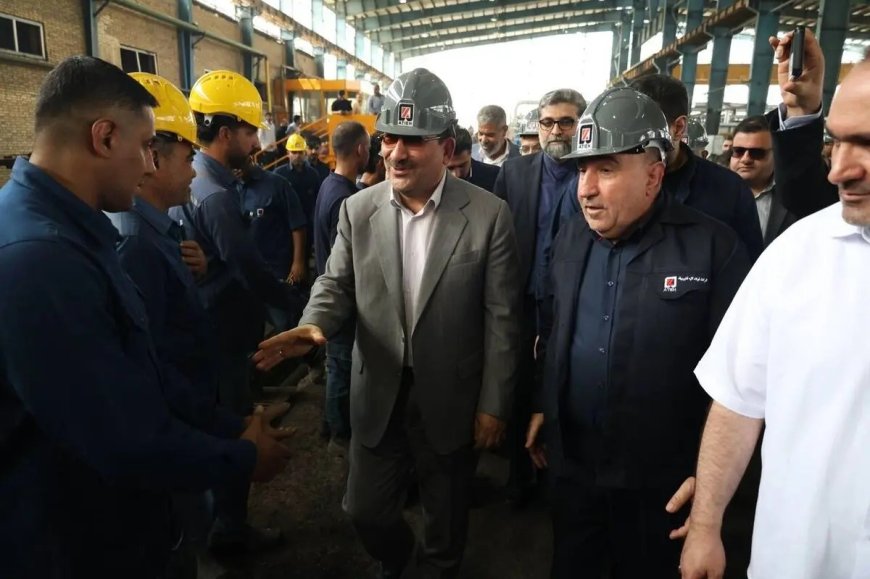 وزیر صمت خسارت جنگ به صنایع فولادی اهواز را بررسی کرد
