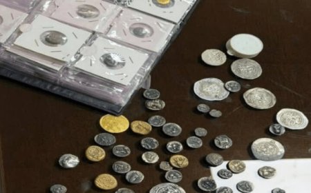 کشف ۱۴۹ قطعه سکه تاریخی از خودروی قاچاقچی در شیراز