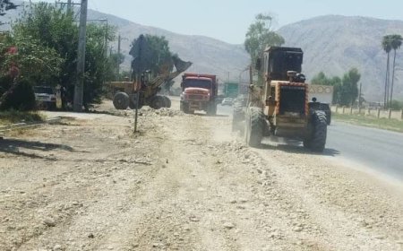 بهسازی محور دسترسی کارخانه قند رستم