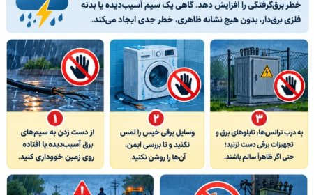 بارندگی و خطر برق‌گرفتگی؛ چند نکته ساده که می‌تواند جان شما را نجات دهد
