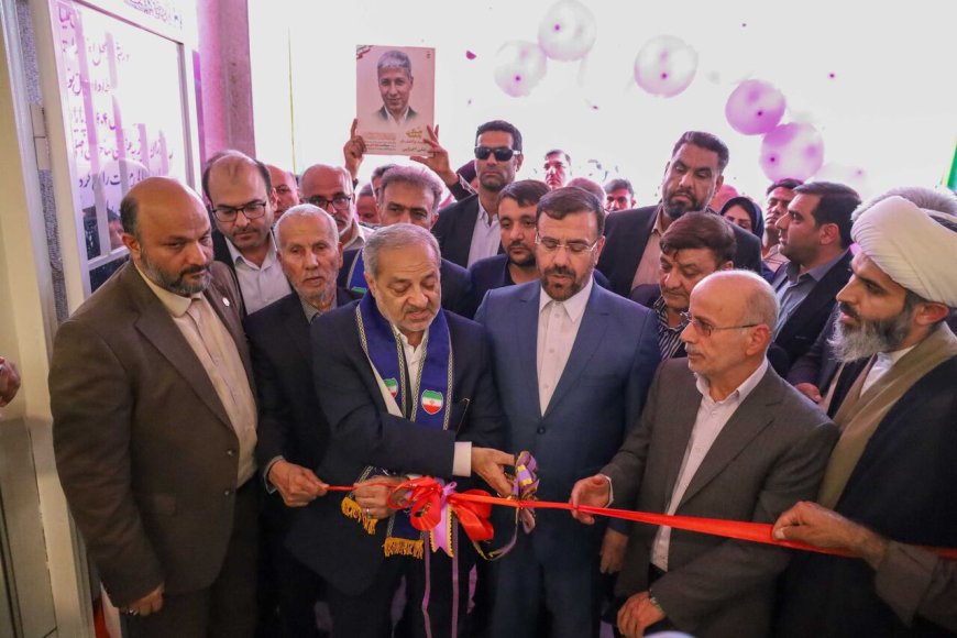 مدرسه ۶ کلاسه شهید علی اجرایی در لامرد به بهره‌برداری رسید