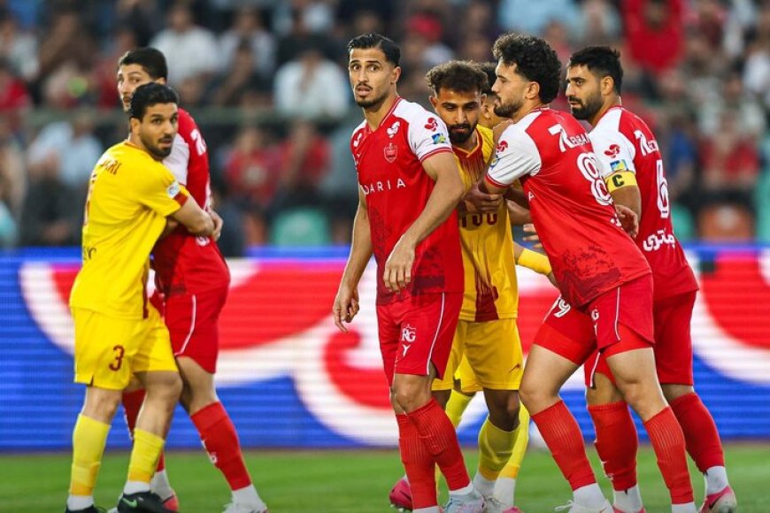 فولاد با گل وحید امیری پرسپولیس را شکست داد؛ صدرنشینی سرخ‌ها در خطر