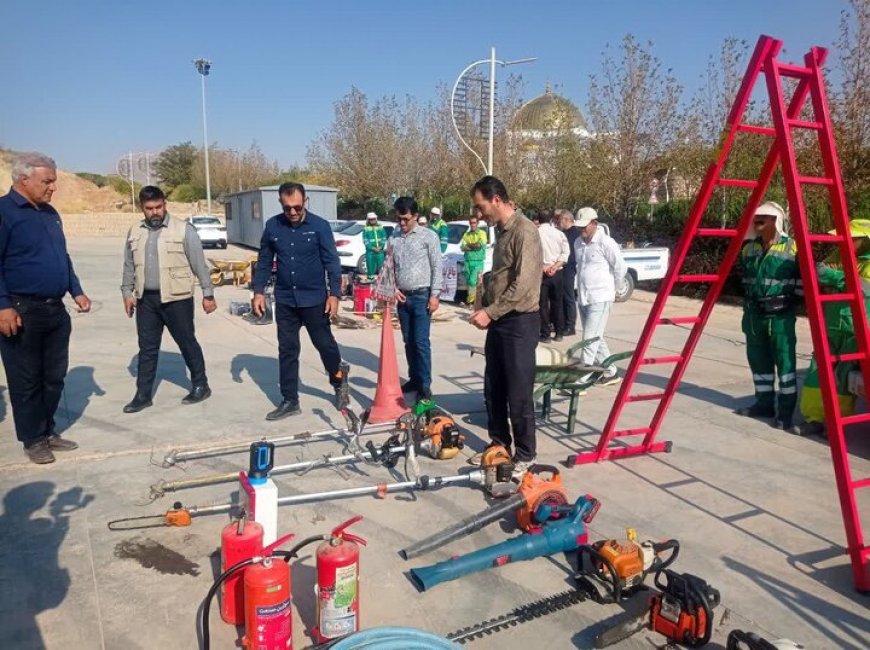 مانور آمادگی مقابله با سیلاب در بوستان‌های کوهستانی شیراز برگزار شد
