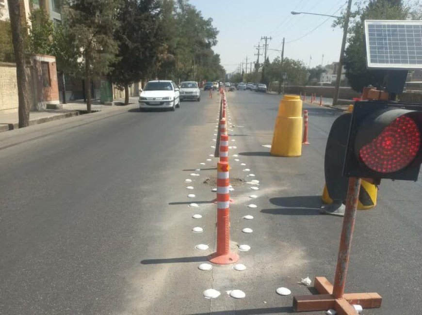 ایمن‌سازی معابر حادثه‌خیز شیراز با اجرای سرعت‌کاه
